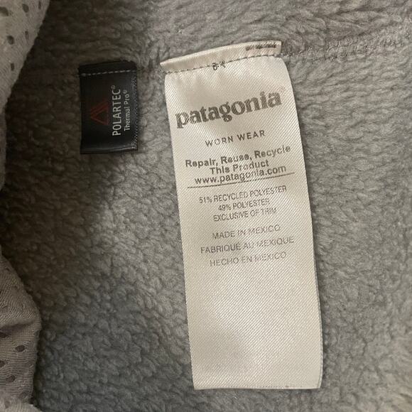 Patagonia Women’s M Snap-T Pullover | Gray Polartec® Thermal Pro® Fleece - Picture 8 of 8